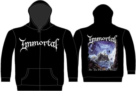 Felpa con cappuccio Immortal At The Heart Of Winter Black 2XL Felpa con cappuccio - 2