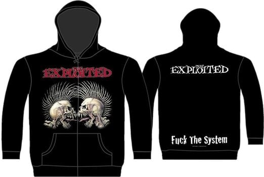 Kapuco The Exploited Fuck The System Black XL Kapuco - 2
