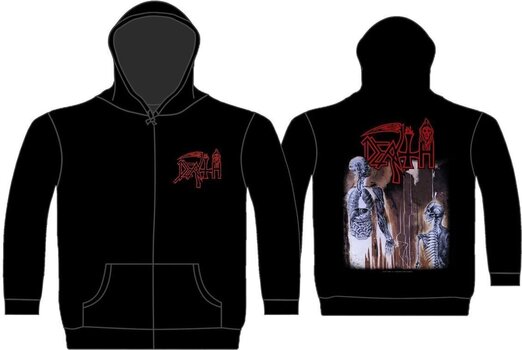 Felpa con cappuccio Death Human Black XL Felpa con cappuccio - 2