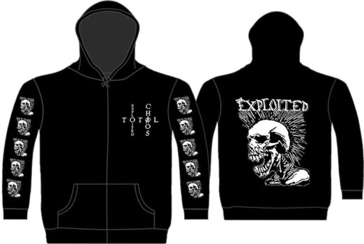 Majica The Exploited Mohican Skull Black 2XL Majica - 2