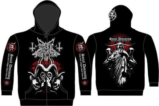 Majica Dark Funeral Social Distancing Black 2XL Majica - 2