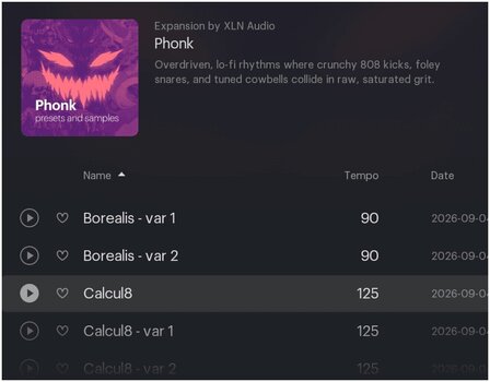 Bibliotecă de sunet pentru samplere XLN Audio XO Expansion: Phonk (Produs digital) - 3