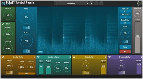 Software de studio Plug-In Efect BLEASS Spectral Reverb (Produs digital) - 2