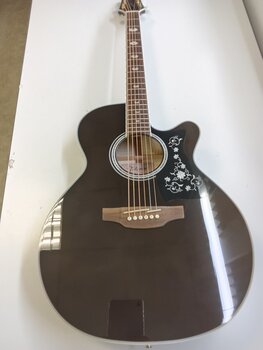 Guitare Jumbo acoustique-électrique Takamine GN75CE Transparent Black Guitare Jumbo acoustique-électrique (Déjà utilisé) - 2