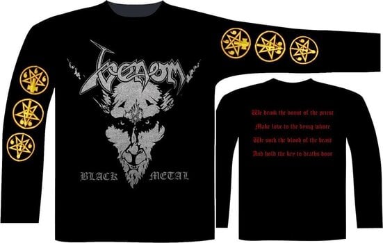T-Shirt Venom Black Metal Black 2XL T-Shirt - 2
