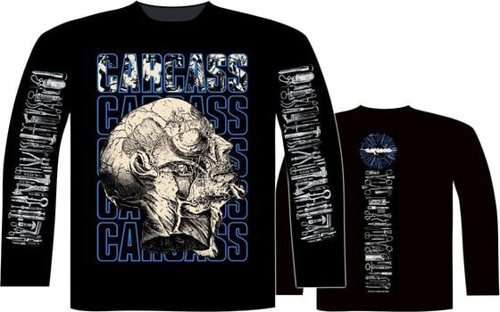 T-Shirt Carcass Necro Head Black 2XL T-Shirt - 2