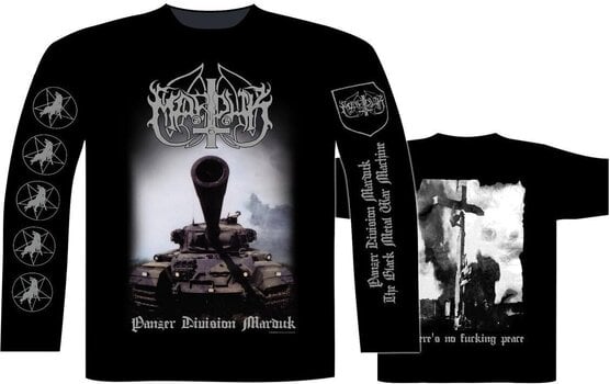 Сорочка Marduk Panzer Division 20Th Anniversary Футболка з довгим рукавом Black L - 2