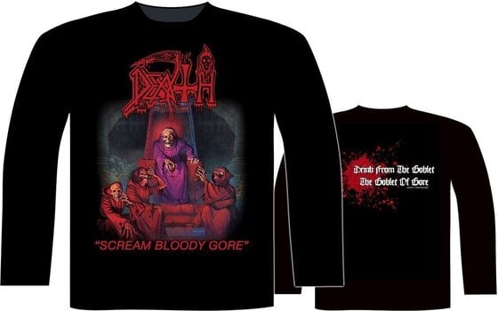 Shirt Death Scream Bloody Gore Black XL Shirt - 2