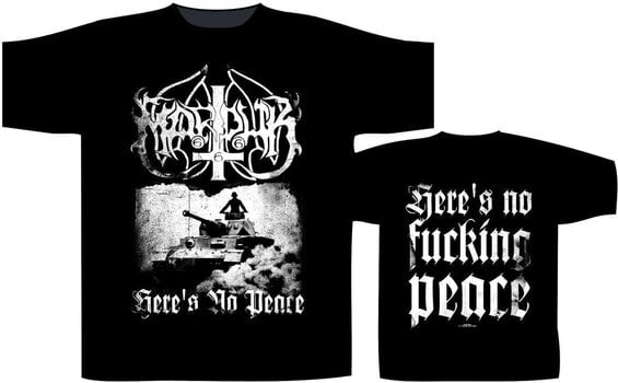 Shirt Marduk Here'S No Peace Black S Shirt - 2
