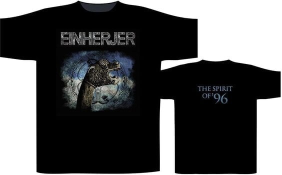 Shirt Einherjer Dragons Of The North Black L Shirt - 2