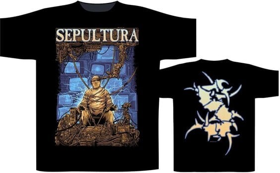 Сорочка Sepultura Chaos Ad Футболка з коротким рукавом Black XL - 2
