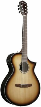 Elektro-akoestische gitaar Ibanez AEWC300N-NNB Natural Browned Burst - 2