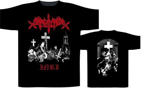Shirt Sarcófago I.N.R.I. Photo Black 2XL Shirt - 2