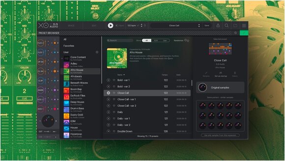 Audio biblioteka za sampler XLN Audio XO Expansion: Afro House (Digitalni proizvod) - 2
