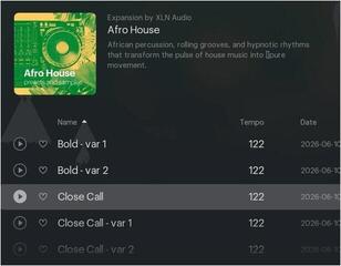 Audio biblioteka za sampler XLN Audio XO Expansion: Afro House (Digitalni proizvod) - 2