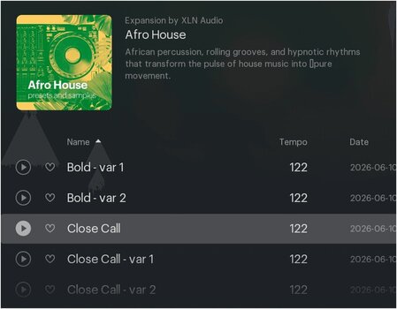 Audio biblioteka za sampler XLN Audio XO Expansion: Afro House (Digitalni proizvod) - 3