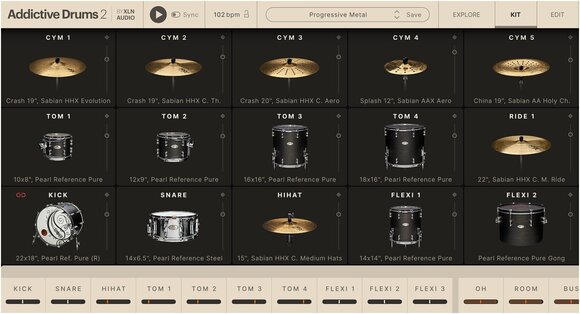 VST Instrument XLN Audio Addictive Drums 2: Progressive & Heavy Collection (Digitalni proizvod) - 4
