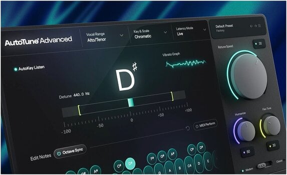 Studijski software plug-in efekt Antares AutoTune Advanced (Digitalni izdelek) - 3