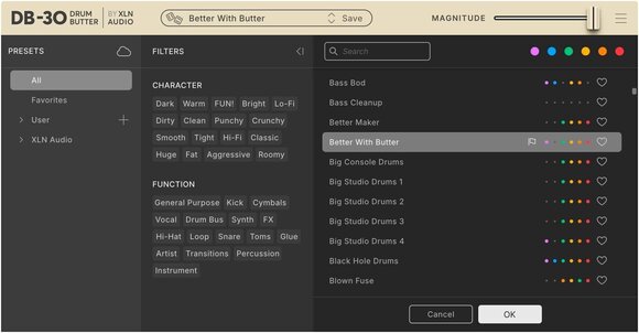 Plugins d'effets XLN Audio DB-30 Drum Butter (Produit numérique) - 3