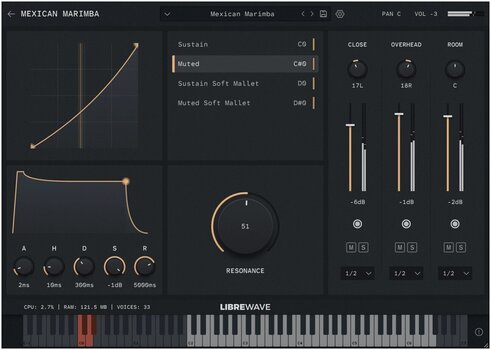 VST Instrument LibreWave Mexican Marimba (Ψηφιακό προϊόν) - 2