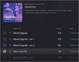 Audio biblioteka za sampler XLN Audio XO Expansion: Synth Pop (Digitalni proizvod) - 2