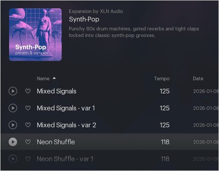 Audio biblioteka za sampler XLN Audio XO Expansion: Synth Pop (Digitalni proizvod) - 3