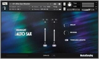 Sample/Sound Library Musical Sampling Midnight: Alto Sax (Digital product) - 1