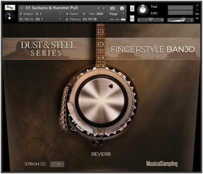 Audio biblioteka za sampler Musical Sampling Fingerstyle Banjo (Digitalni proizvod) - 2