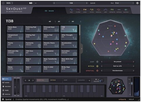 Studio software plug-in effect Sound Particles Spatial Music IV (Digitaal product) - 2
