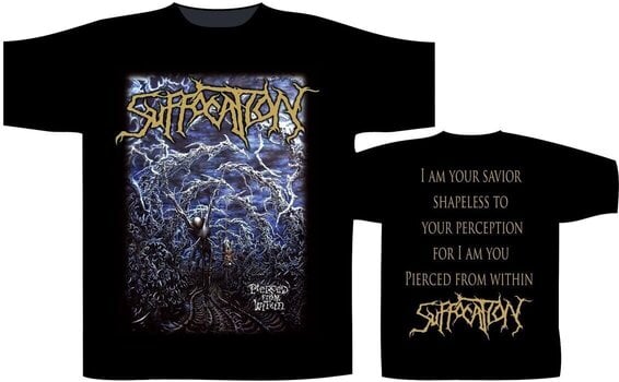 T-Shirt Suffocation Pierced From Within Short Sleeve T-Shirt Black M - 2
