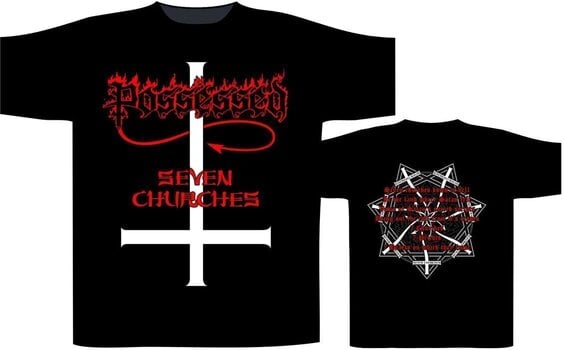 T-shirt Possessed Seven Churches T-shirt à manches courtes Black S - 2