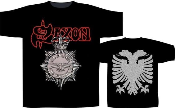 Tricou Saxon Strong Arm Of The Law Black M Tricou - 2