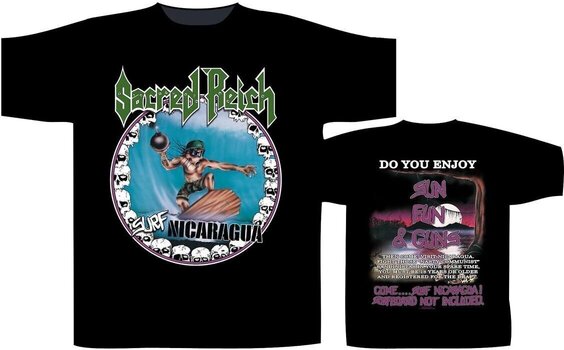 Košulja Sacred Reich Surf Nicaragua Black L Košulja - 2