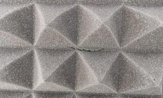 Absorberende skumpanel Mega Acoustic PA-PMP5 115x195x5 Dark Gray Absorberende skumpanel (Skadet) - 4