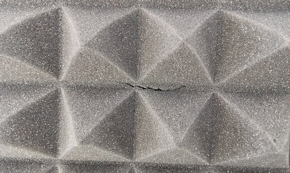 Absorberende skumpanel Mega Acoustic PA-PMP5 115x195x5 Dark Gray Absorberende skumpanel (Skadet) - 5