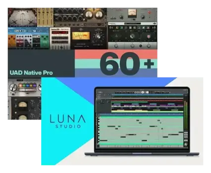 Software de gravação DAW Universal Audio UAD LUNA Studio + Native Pro (Produto digital) - 7