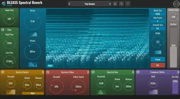 Studijski software plug-in efekt BLEASS BLEASS Spectral Reverb (Digitalni izdelek) - 6