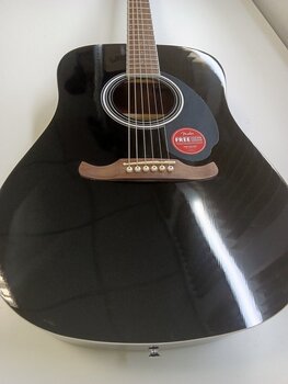 Dreadnought-gitarr Fender FA-125 WN Black Dreadnought-gitarr (Begagnad) - 2