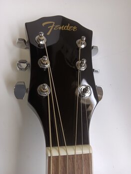 Dreadnought-gitarr Fender FA-125 WN Black Dreadnought-gitarr (Begagnad) - 4