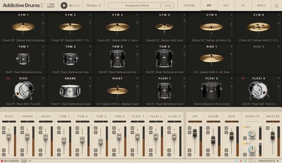 VST Instrument XLN Audio Addictive Drums 2: Progressive & Heavy Collection (Digitalni izdelek) - 7