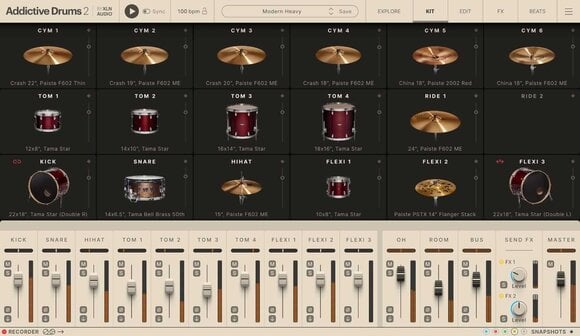 VST Instrument XLN Audio Addictive Drums 2: Progressive & Heavy Collection (Digitalni izdelek) - 9