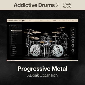 VST Instrument XLN Audio Addictive Drums 2: Progressive Metal ADpak (Digitalni izdelek) - 5