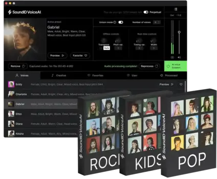 Studijski software plug-in efekt Sonarworks SoundID VoiceAI Perpetual & Expansion Pack Bundle (Digitalni izdelek) - 6