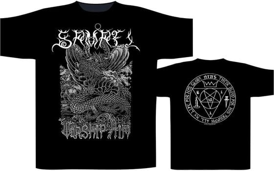 Shirt Samael Worship Him Black S Shirt - 2