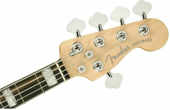 4-strängad basgitarr Fender American Elite Jazz Bass V Ebony Satin Jade Pearl Metallic - 5