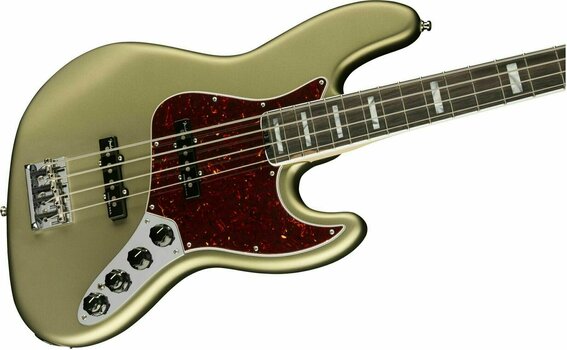 Bas elektryczna Fender American Elite Jazz Bass Ebony Satin Jade Pearl Metallic - 4
