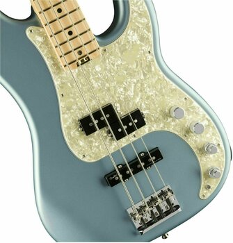 Basse électrique Fender American Elite Precision Bass Maple Satin Ice Blue Metallic - 3