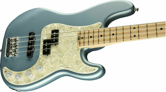 Basse électrique Fender American Elite Precision Bass Maple Satin Ice Blue Metallic - 4