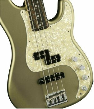 4-string Bassguitar Fender American Elite Precision Bass Ebony Satin Jade Pearl Metallic - 3