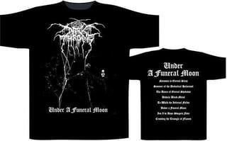 T-Shirt Darkthrone Under A Funeral Moon / Album - 1